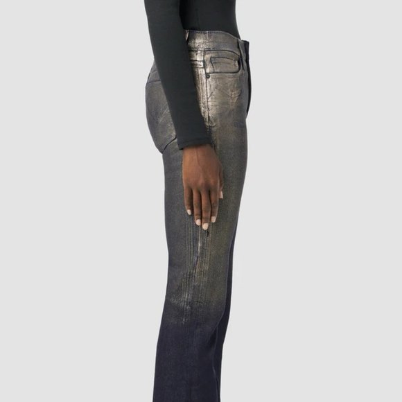 Hudson High-Rise Bootcut OMBRE FOIL  Jeans - Picture 11 of 16